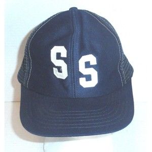 Vintage Designer Award S S Letters Snapback Adjustable Mesh Trucker Hat READ